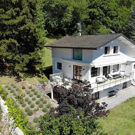 Vue Exceptionnelle Sur Lac D'Annecy Et Montagnes Villa Menthon-Saint-Bernard Esterno foto