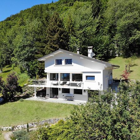 Vue Exceptionnelle Sur Lac D'Annecy Et Montagnes Villa Menthon-Saint-Bernard Esterno foto